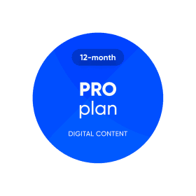 PRO plan (12-month subscription)